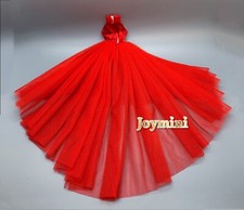 Red Dress For Fashion Royalty Integrity Poppy Parker NuFace Dolls Coat Dress