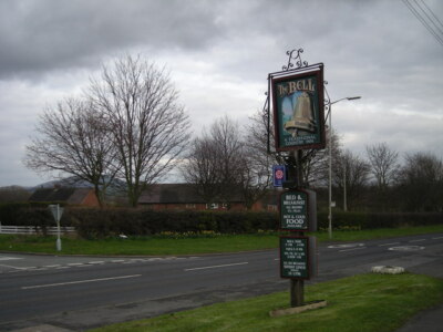 Photo 6x4 Sign along the A458 Brompton/SJ5407 As ever, in this area, the c2008