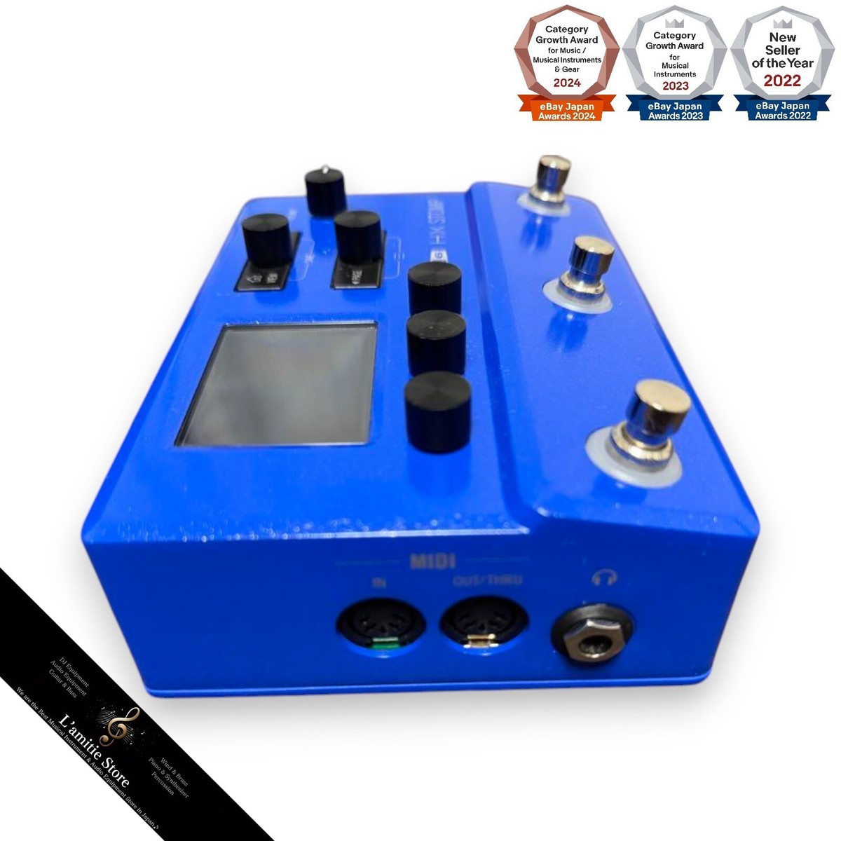 Line 6 HX Stomp LTD Lightning Blue Multi-Effects Pedal