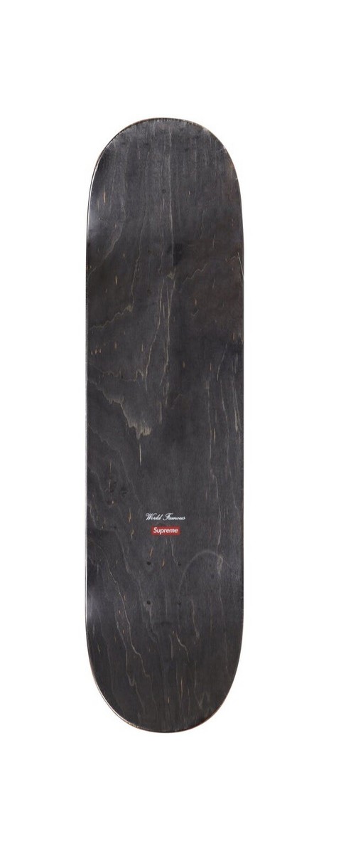 Supreme Distorted Logo Skateboard Deck Black | eBay