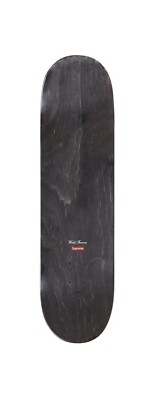 Supreme Distorted Logo Skateboard Deck Black | eBay