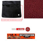 <!--F#f_0-->HOLDEN FX FJ SEDAN BOOT MOULDED LIGHT DARK RED CARPET no spare wheel cut out<!--F/-->