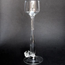 Baseball Bat Wine Glass Hand Blown Crystal Goblet
