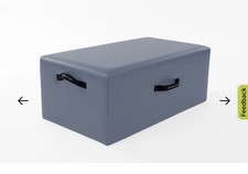 Balanced Body Pilates Box Gray Wood Vinyl wit...