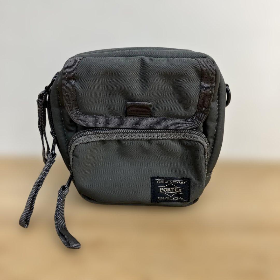 PORTER YOSHIDA DRIVE Shoulder Bag Gray Japan Authentic