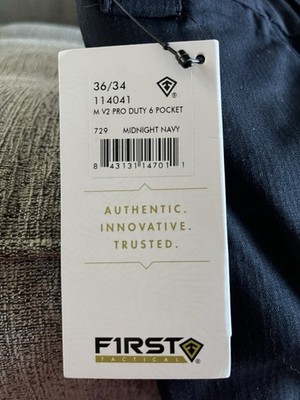 Men s New V2 Pro Duty 6 Pocket Pant First Tacticle 36x34 Midnight Navy