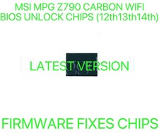 MSI MPG Z790 CARBON WIFI, NO PASSWORD FIRMWARE BIOS CHIP LATEST VERSION