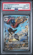 2024 Pokemon Greninja EX #132 PSA GEM MINT 10 SFA Special Illustration Coll