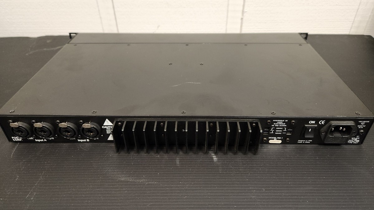 Fostex RM-1 Stereo Rackmount Monitor | eBay