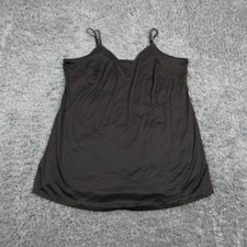 ASOS DESIGN Slip Womens 16 Black Satin Full Slip Lined 100% Polyester NWT