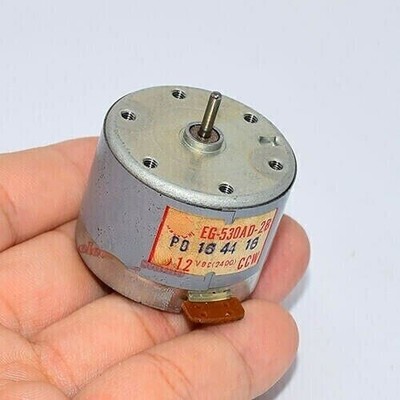 2PCS Azgiant EG-530AD-2B CCW Motor 12V 2400RPM Capstan Tape Deck Audio Recorder