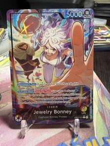 One Piece TCG Jewelry Bonney EB04-001 Alternate Art Leader Adventure on Kami's Island
