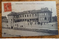 Arcis sur Aube - Le Nouveau Groupe Scolaire Ecole des Garçons Carte un peu molle