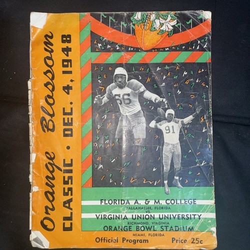 hbcu college*1948* Florida A&M vs Virginia Union College *