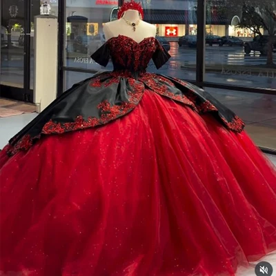 strapless open back dress Elegant Red Off Shoulder Evening Dress With Side Slit SF163 Red / 4