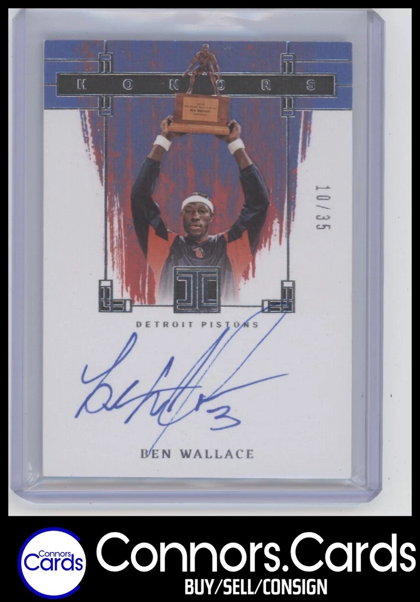 その他 UD Ben Wallace auto card Ben Wallace Basketball Autographed Sports Trading Cards