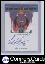 Ben Wallace Auto 2023-24 Panini Impeccable #IHS-WAL Honors Signatures /35