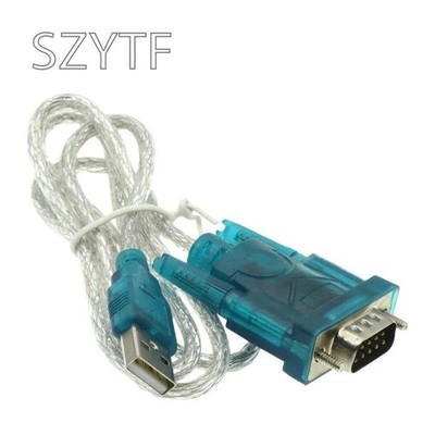 3Ft Translucent USB 2.0 to DB9 RS232 Serial Converter 9 Pin Adapter Cable PDA