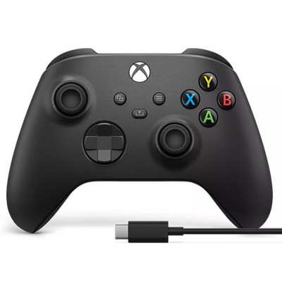 Microsoft - XBOX Wireless Controller + USB-C Cable for XBOX Series X, XBOX Se...