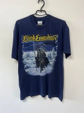 Vintage Blind Guardian 1997 Tour T shirt Band Tee Screen Stars Rare Blue Mens  L