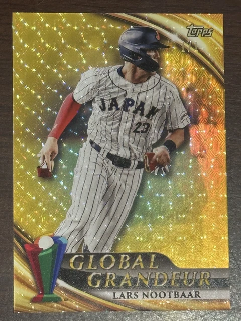 2023 Topps World Baseball Classic Lars Nootbaar Global Grandeur Foilfractor #1/1