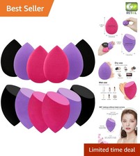 Luxury 12PCS Makeup Sponges in Soft Latex-Free Material for Effortless Blending