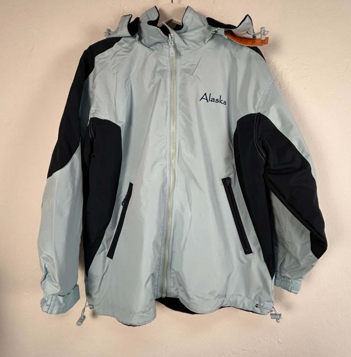 Cheneral Mens Reversible Fleece Zip Hoodie ALASKA Windbreaker