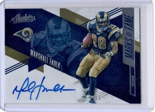 2016 PANINI ABSOLUTE FOOTBALL~MARKS OF FAME MARSHALL FAULK AUTO 5/5 SSP RAMS
