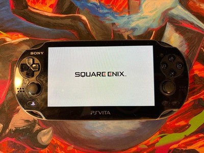 Sony Playstation Vita PS Vita PCH-1101 Handheld Game System Black W/charger