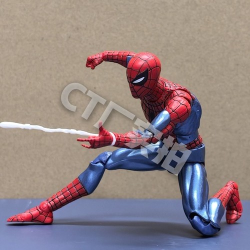 HOT Mafex No.075 The Amazing Spider-Man Comic Ver. 6in Action Figure Box Set NEW - Picture 5 of 19