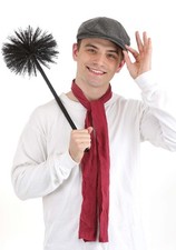 Mary Poppins Bert Hat, Scarf  Brush Kit
