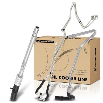 A-Premium 3x Auto Transmission Oil Cooler Hose for Ford F-150 2012-2014 V8 5.0L