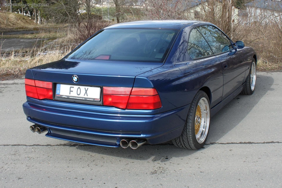 Sistema de escape deportivo Racing Since Catalyst BMW Serie 8 E31 850i 850Ci 220kW Por 2x90mm Foto 4 de 4