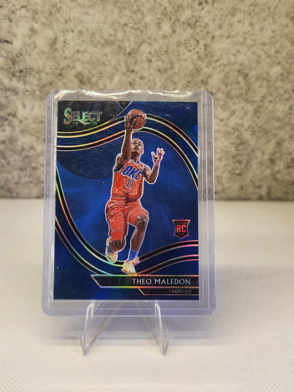2020-21 Panini Select - Courtside Théo Maledon #267 Blue Prizm (RC)