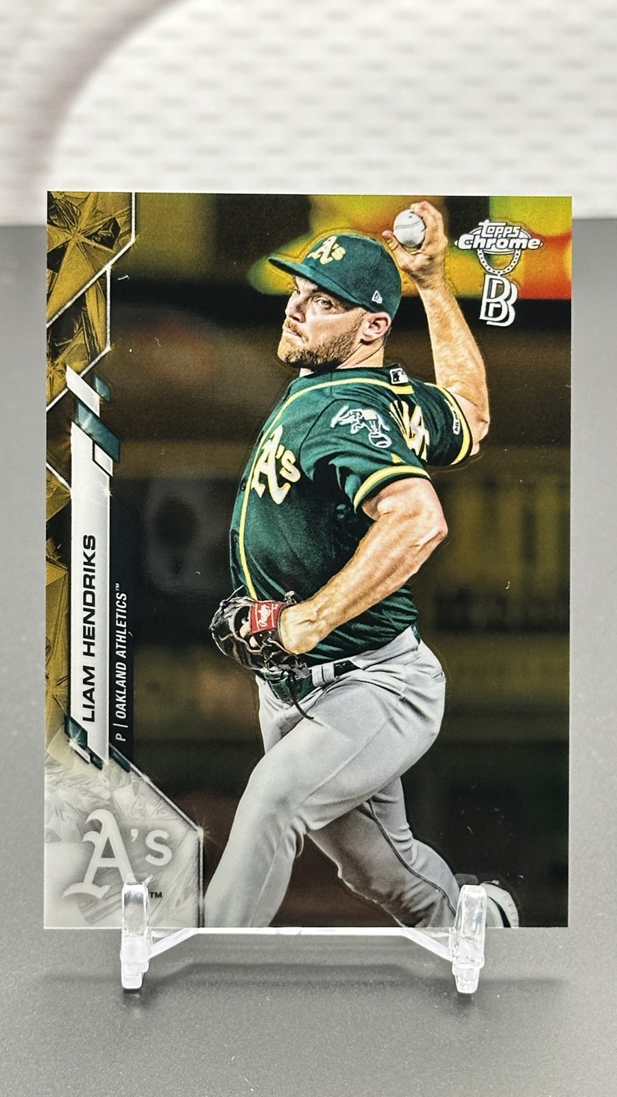 2020 Topps Chrome Ben Baller Edition - Liam Hendriks #2 Gold Refractor /50