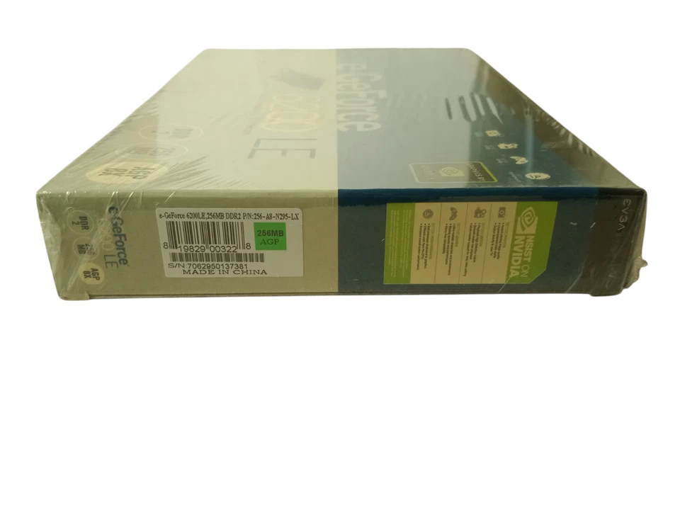 EVGA e-GeForce 6200LE 256MB DDR2 TV-Out DVI-I VGA AGP 1.0x16 Video Card New/SiOP - Image 4 of 4