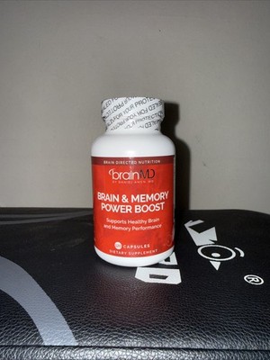 BrainMD Brain & Memory Power Boost 120 Capsules Exp 06/27