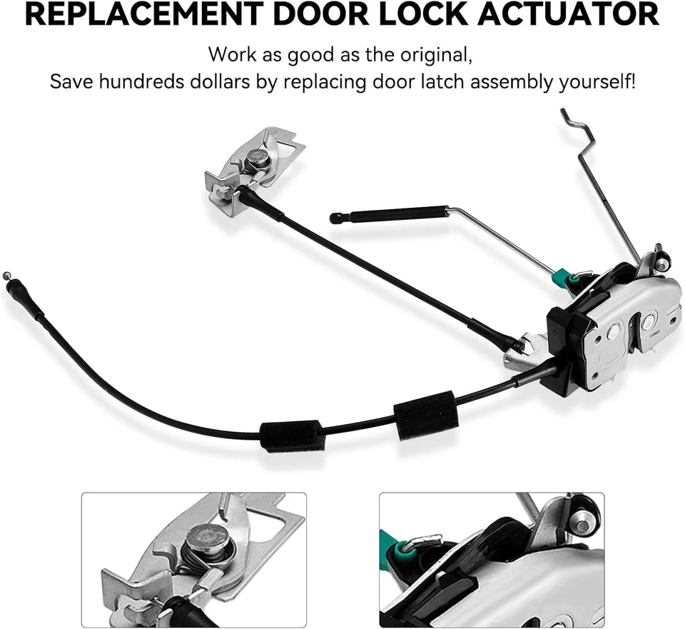 Rear Right Door Lock Actuator for Ford E-150 E-250 E-350 Econoline Club Wagon Foto 4 de 4