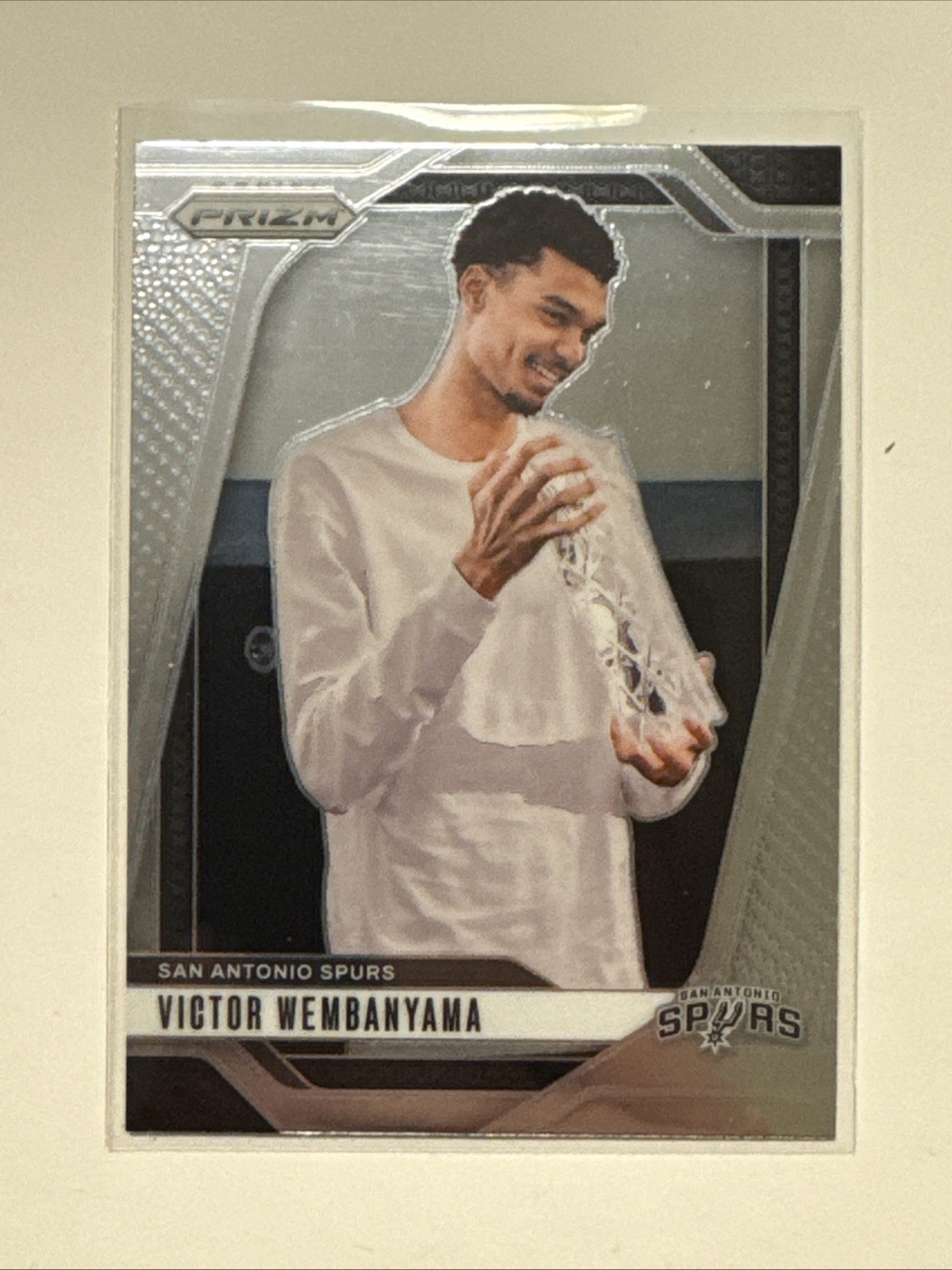 Victor Wembanyama 2024-25 Panini Prizm #172 Photo Variation SP Spurs