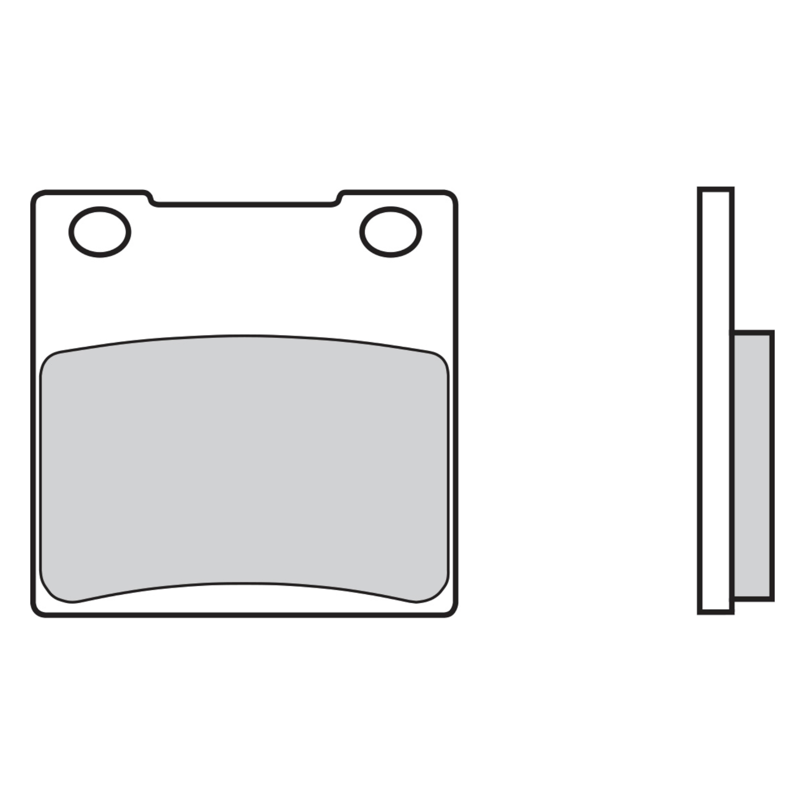 Brake Pads for SUZUKI GSXR 750 W 1992-1995 Rear OG Street Brembo