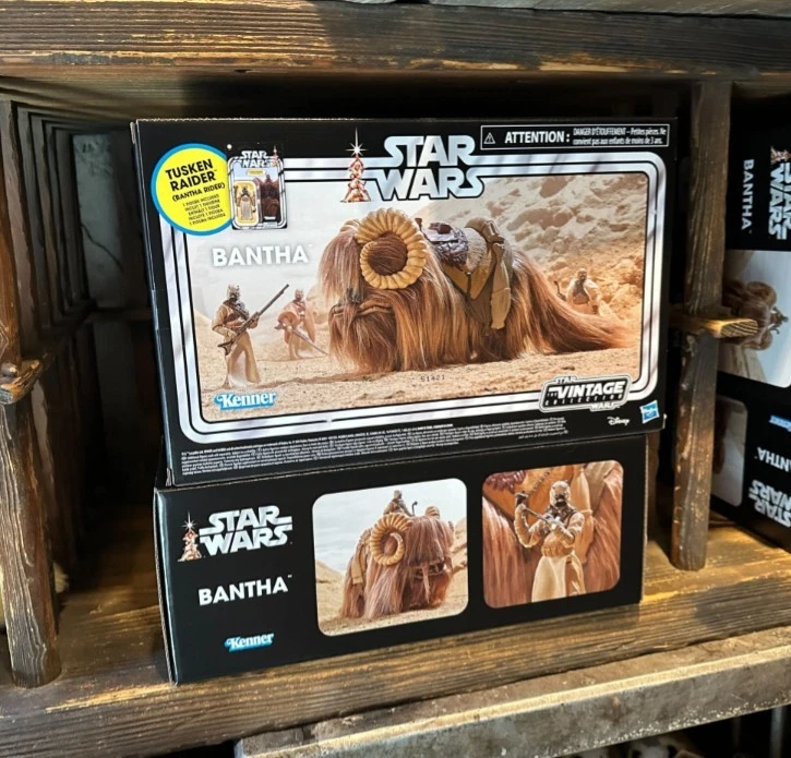 NEW Star Wars The Vintage Collection Bantha & Tusken Raider 2-Pack Action Figure - Image 2 of 4