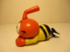VINTAGE THE SNORKS CARTOON DIMMY SNORKEL WIND UP SWIMMER TOY 1984 - WORKS