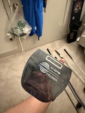 Odyssey Ai-ONE Cruiser RH Mallet Putter 38in Stroke Lab Steel Black/White