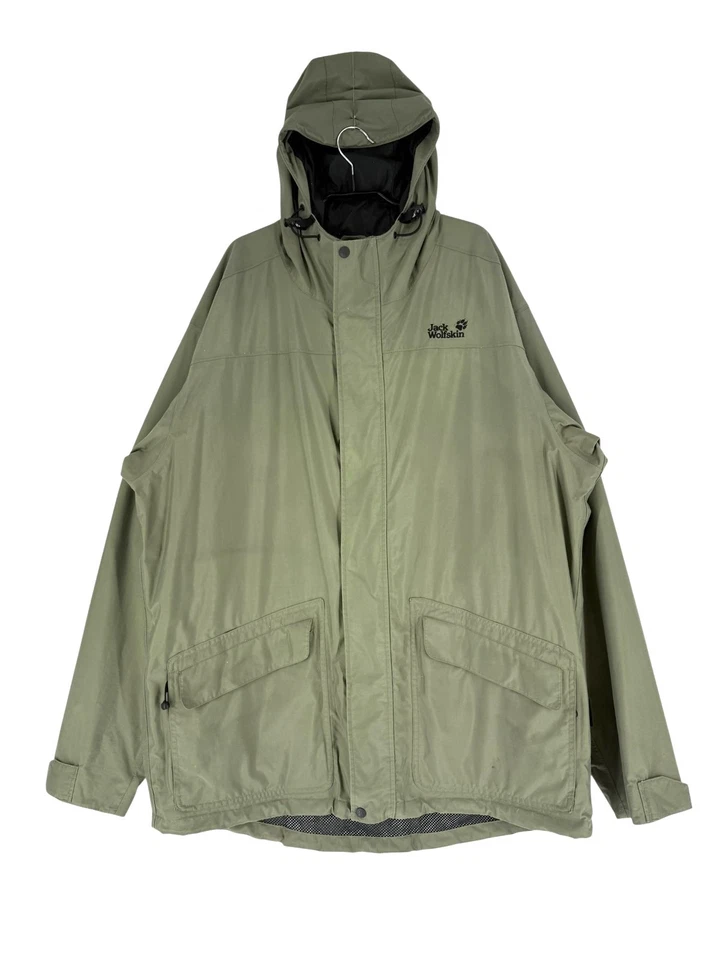 Chaqueta Abrigo Jack Wolfskin Unisex Con Capucha Texapore 2 en 1 Polar Talla XL Foto 2 de 4
