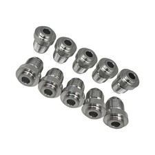 AN6, 6 AN MALE BILLET 6061T6 ALUMINUM WELD ON / WELD IN FITTING BUNG - QTY 10