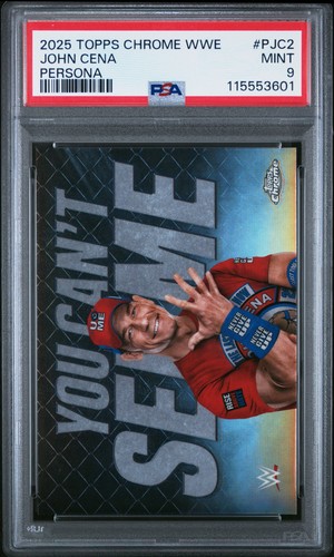 John Cena #P-JC2 2025 Topps Chrome WWE Persona card