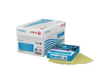 Xerox Vitality Pastel Multipurpose Paper 8 1/2 x 11 Yellow 500 Sheets/RM 3R11053