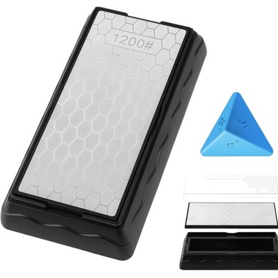 Double-sided Diamond Sharpening Stone,Knife Sharpening Stone with Extra Fine ...