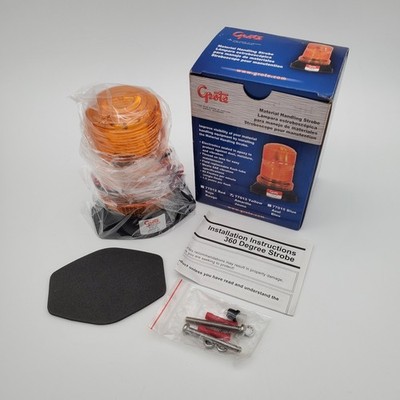Material Handling Strobe Light, beacon, Orange / Amber, 5-1/2'', Grote 77013 7701