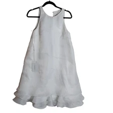 Adore by Justin Alexander-Leora 11195 Woman's Size 8 New White Ruffle 